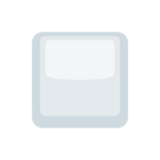 ◽ Facebook / Messenger «White Medium-Small Square» Emoji - Facebook Website Version