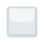 ◻ Facebook / Messenger «White Medium Square» Emoji - Version du site Facebook