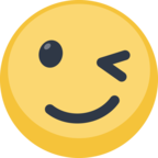 😉 «Winking Face» Emoji para Facebook / Messenger