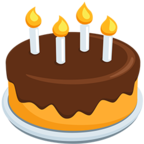 🎂 «Birthday Cake» Emoji para Facebook / Messenger - Versión de la aplicación Messenger