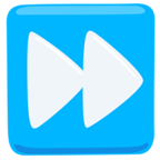⏩ Facebook / Messenger «Fast-Forward Button» Emoji - Messenger Application version
