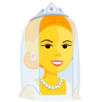 👰 Facebook / Messenger «Bride With Veil» Emoji - Messenger-Anwendungs version