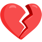 💔 Facebook / Messenger «Broken Heart» Emoji - Messenger-Anwendungs version