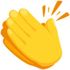 👏 Facebook / Messenger «Clapping Hands» Emoji - Messenger-Anwendungs version