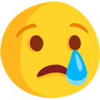 😢 Facebook / Messenger «Crying Face» Emoji - Messenger Application version