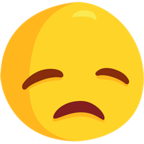 😞 Facebook / Messenger «Disappointed Face» Emoji - Messenger-Anwendungs version