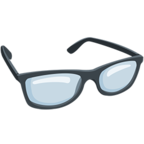👓 «Glasses» Emoji para Facebook / Messenger - Versión de la aplicación Messenger