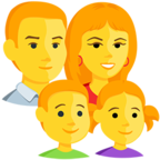 👪 Facebook / Messenger «Family» Emoji - Version de l'application Messenger