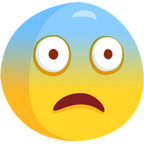 😨 «Fearful Face» Emoji para Facebook / Messenger - Versión de la aplicación Messenger