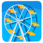 🎡 Смайлик Facebook / Messenger «Ferris Wheel» - В Messenger'е