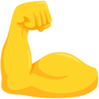 💪 Facebook / Messenger «Flexed Biceps» Emoji - Messenger-Anwendungs version