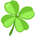 🍀 «Four Leaf Clover» Emoji para Facebook / Messenger - Versión de la aplicación Messenger