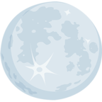 🌕 Смайлик Facebook / Messenger «Full Moon» - В Messenger'е