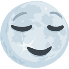 🌝 Facebook / Messenger «Full Moon With Face» Emoji - Messenger-Anwendungs version