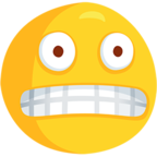 😬 Facebook / Messenger «Grimacing Face» Emoji - Messenger-Anwendungs version