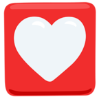 💟 Смайлик Facebook / Messenger «Heart Decoration» - В Messenger'е