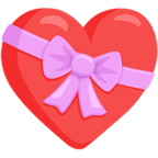 💝 «Heart With Ribbon» Emoji para Facebook / Messenger - Versión de la aplicación Messenger