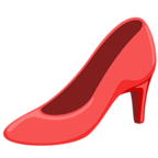 👠 «High-Heeled Shoe» Emoji para Facebook / Messenger - Versión de la aplicación Messenger