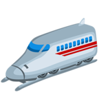🚅 Смайлик Facebook / Messenger «High-Speed Train With Bullet Nose» - В Messenger'е