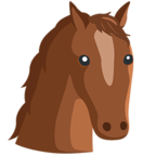 🐴 Смайлик Facebook / Messenger «Horse Face» - В Messenger'е