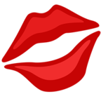 💋 Facebook / Messenger «Kiss Mark» Emoji - Messenger-Anwendungs version