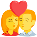 💏 «Kiss» Emoji para Facebook / Messenger - Versión de la aplicación Messenger