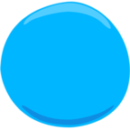 🔵 Смайлик Facebook / Messenger «Blue Circle» - В Messenger'е