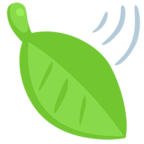 🍃 «Leaf Fluttering in Wind» Emoji para Facebook / Messenger - Versión de la aplicación Messenger