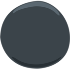 ⚫ «Black Circle» Emoji para Facebook / Messenger - Versión de la aplicación Messenger