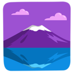 🗻 Facebook / Messenger «Mount Fuji» Emoji - Messenger-Anwendungs version