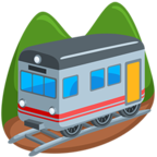 🚞 Facebook / Messenger «Mountain Railway» Emoji - Messenger Application version