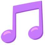 🎵 Facebook / Messenger «Musical Note» Emoji - Messenger-Anwendungs version