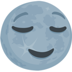 🌚 Смайлик Facebook / Messenger «New Moon Face» - В Messenger'е