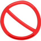 🚫 «Prohibited» Emoji para Facebook / Messenger - Versión de la aplicación Messenger