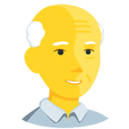 👴 «Old Man» Emoji para Facebook / Messenger - Versión de la aplicación Messenger