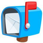 📬 Facebook / Messenger «Open Mailbox With Raised Flag» Emoji - Version de l'application Messenger