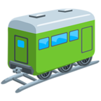 🚃 «Railway Car» Emoji para Facebook / Messenger - Versión de la aplicación Messenger