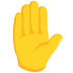 ✋ Facebook / Messenger «Raised Hand» Emoji - Messenger-Anwendungs version
