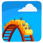 🎢 «Roller Coaster» Emoji para Facebook / Messenger - Versión de la aplicación Messenger