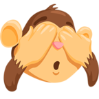 🙈 «See-No-Evil Monkey» Emoji para Facebook / Messenger - Versión de la aplicación Messenger