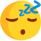 😴 «Sleeping Face» Emoji para Facebook / Messenger - Versión de la aplicación Messenger