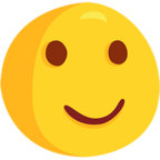 🙂 «Slightly Smiling Face» Emoji para Facebook / Messenger - Versión de la aplicación Messenger