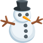 ⛄ Facebook / Messenger «Snowman Without Snow» Emoji - Messenger-Anwendungs version