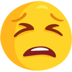 😫 Facebook / Messenger «Tired Face» Emoji - Version de l'application Messenger