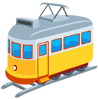 🚋 Смайлик Facebook / Messenger «Tram Car» - В Messenger'е