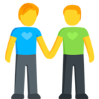👬 Facebook / Messenger «Two Men Holding Hands» Emoji - Messenger-Anwendungs version