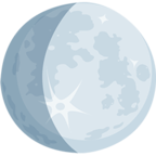 🌔 Facebook / Messenger «Waxing Gibbous Moon» Emoji - Messenger-Anwendungs version