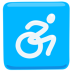 ♿ Смайлик Facebook / Messenger «Wheelchair Symbol» - В Messenger'е