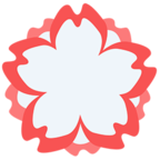 💮 Facebook / Messenger «White Flower» Emoji - Messenger Application version