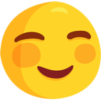 ☺ «Smiling Face» Emoji para Facebook / Messenger - Versión de la aplicación Messenger